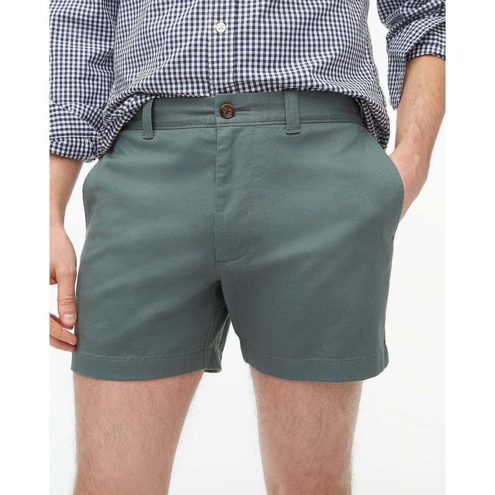 J. Crew Men's Chinos 5” Dark Green Size 31